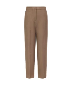 Pantalone waffle in lino cotone