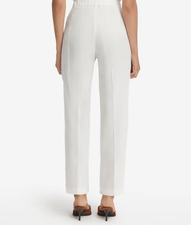 Pantaloni lino e viscosa