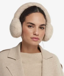 Paraorecchie effetto pelliccia in cashmere