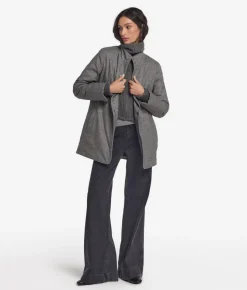 Piumino in seta e cashmere