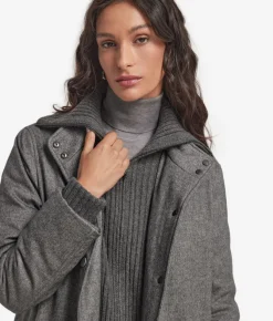 Piumino in seta e cashmere