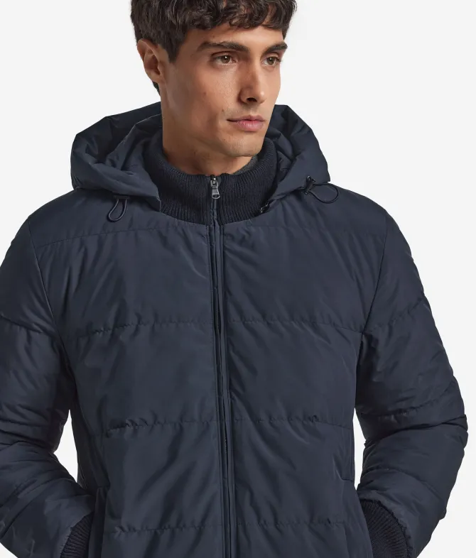 Piumino reversibile con trecce in Cashmere Ultrasoft