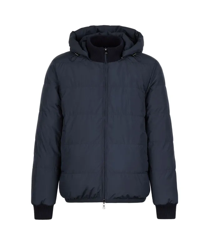 Piumino reversibile con trecce in Cashmere Ultrasoft