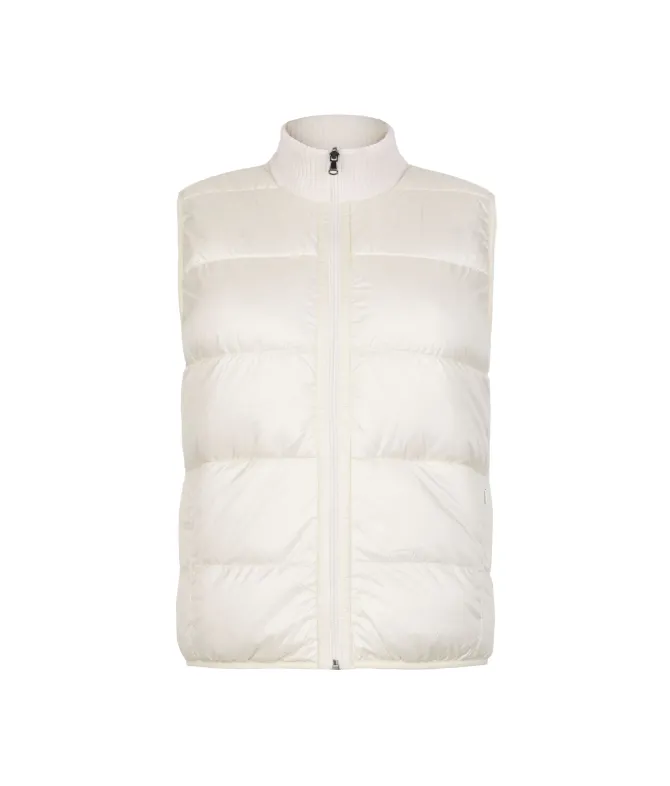 Piumino smanicato reversibile in bouclé