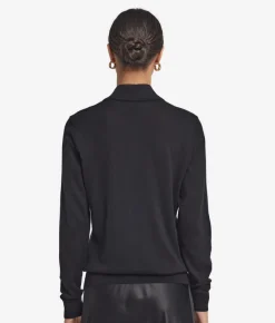 Polo a manica lunga in Cashmere Ultrafine