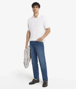 Polo in lino cotone