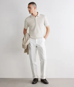 Polo in lino cotone