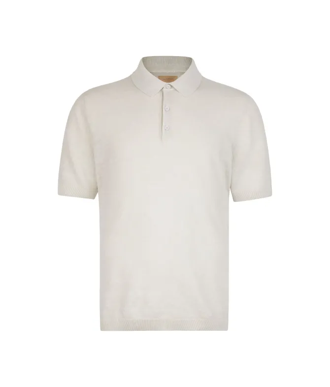 Polo in lino cotone