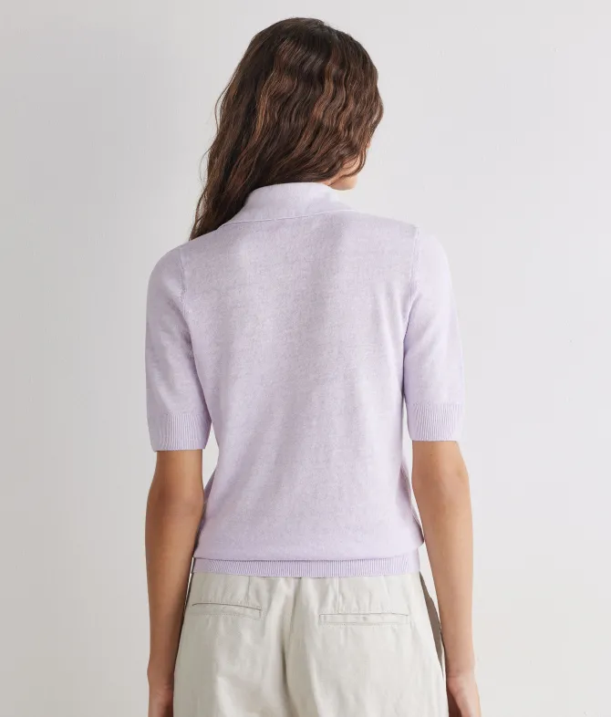 Polo in lino cotone
