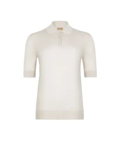 Polo in seta e cotone