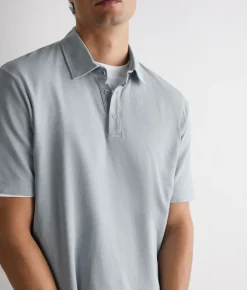 Polo piquet in cotone seta