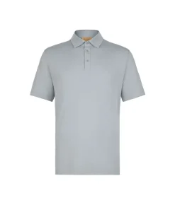 Polo piquet in cotone seta