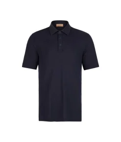 Polo piquet in cotone seta