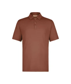 Polo piquet in cotone seta