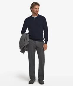 Polo punto waffle in Cashmere Ultrasoft