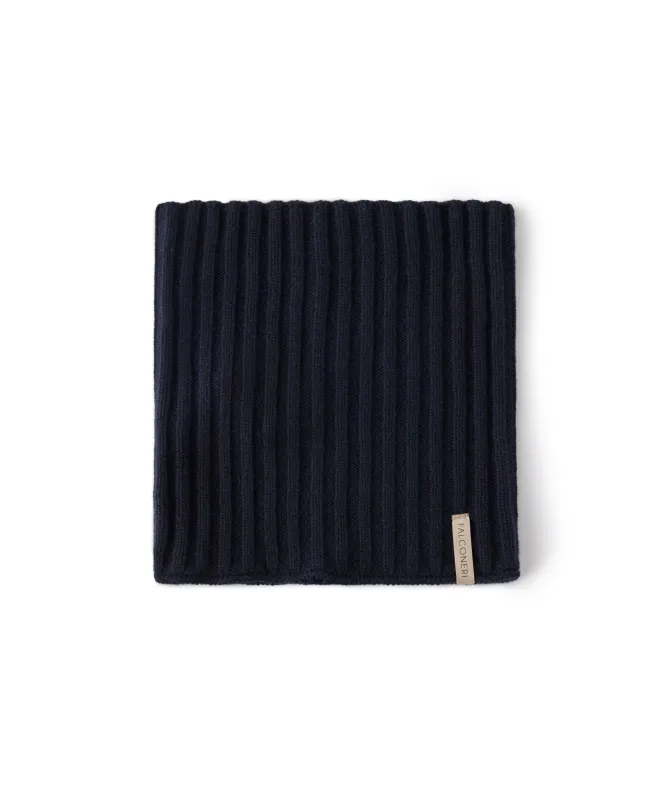 Scaldacollo a coste in Cashmere Ultrasoft