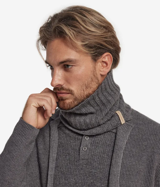 Scaldacollo a coste in Cashmere Ultrasoft