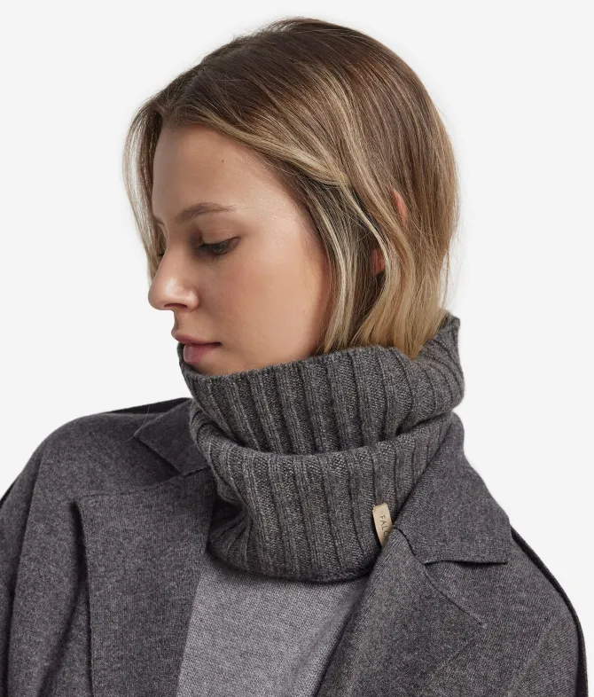 Scaldacollo a coste in Cashmere Ultrasoft