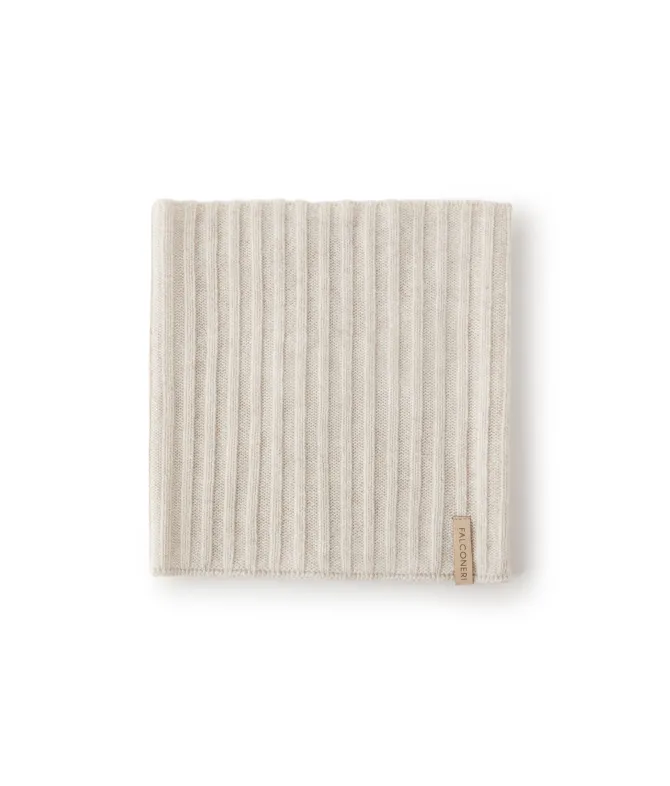 Scaldacollo a coste in Cashmere Ultrasoft