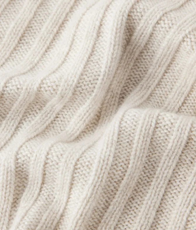 Scaldacollo a coste in Cashmere Ultrasoft