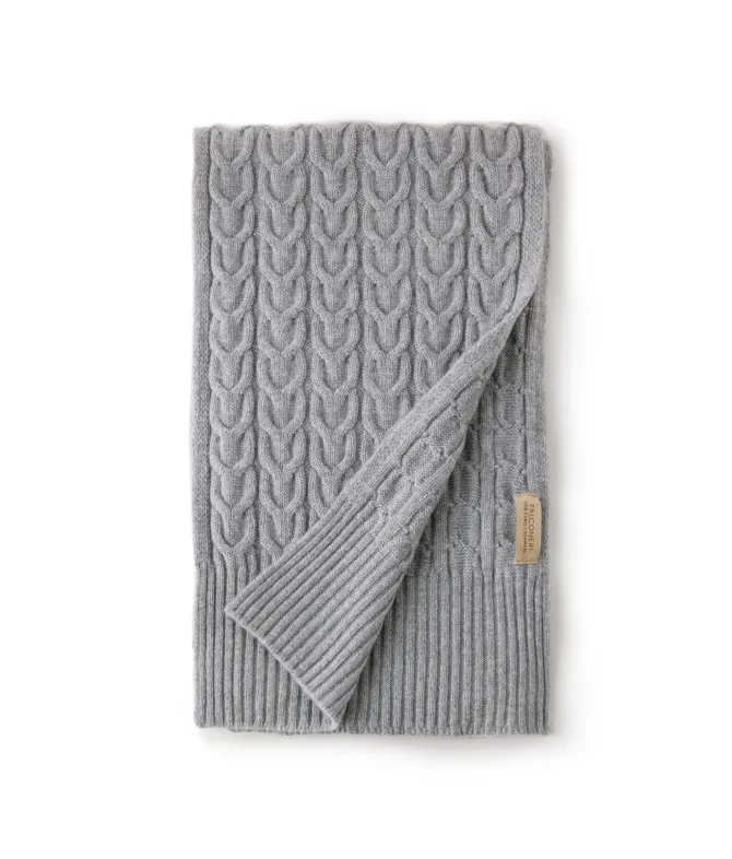 Sciarpa con intreccio in Cashmere Ultrasoft