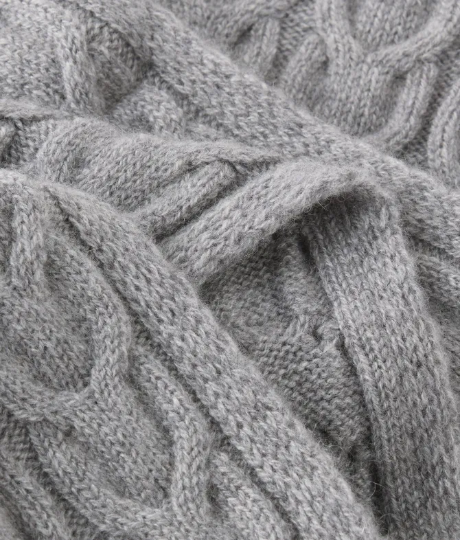 Sciarpa con intreccio in Cashmere Ultrasoft