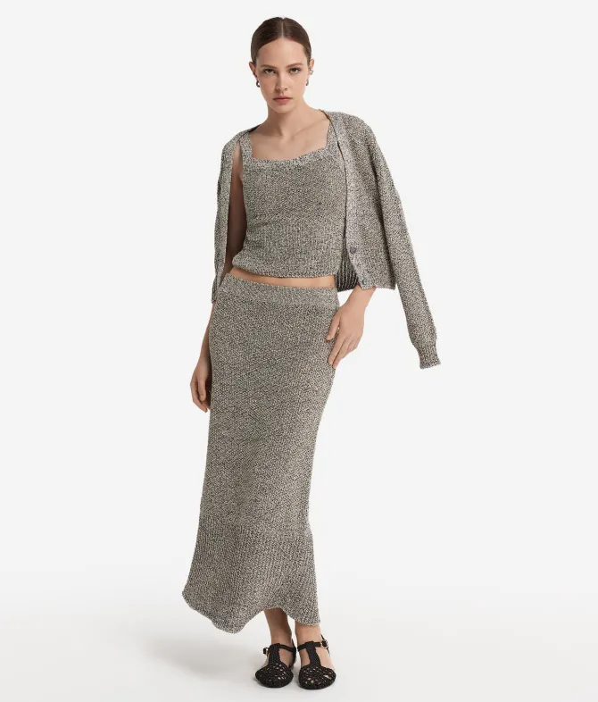 Top con pailettes