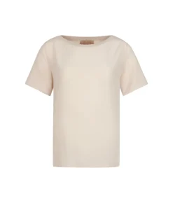 T-shirt barchetta in seta e modal