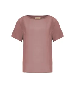 T-shirt barchetta in seta e modal