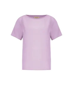 T-shirt barchetta in seta e modal