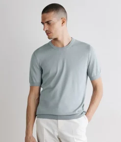 T-shirt girocollo in cotone