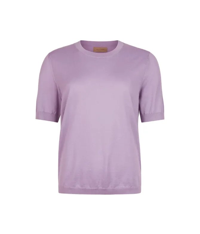 T-Shirt girocollo in cotone fresh