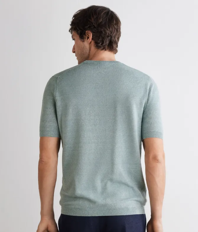 T-shirt in lino cotone