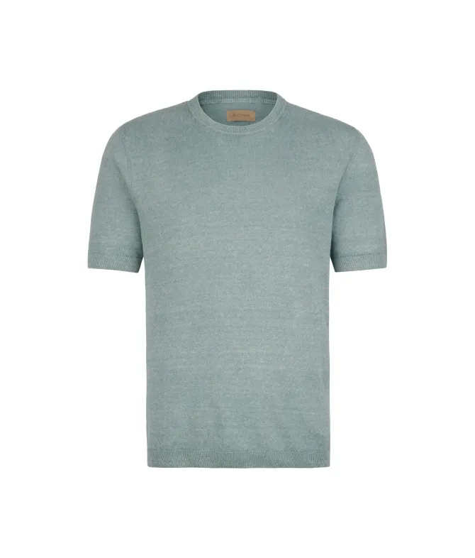 T-shirt in lino cotone