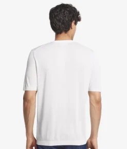 T-Shirt in seta cotone
