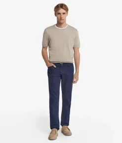 T-Shirt in seta cotone