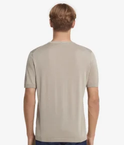 T-Shirt in seta cotone