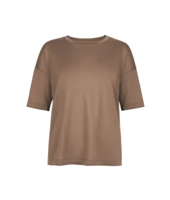 T-shirt over in Cashmere Silkfine